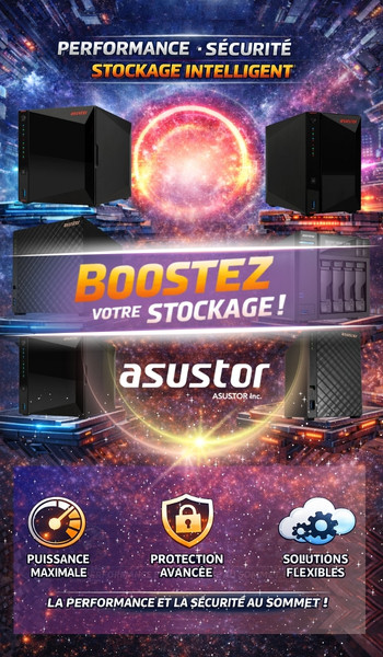 Boîtier NAS Asustor